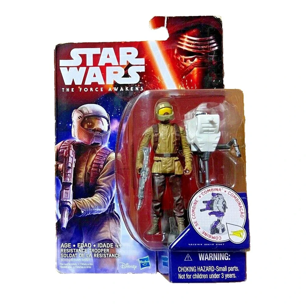 STAR WARS The Force Awakens DAMERON TIE FIGHTER‎ PILOT RESISTANCE TROOPER ZUVIO